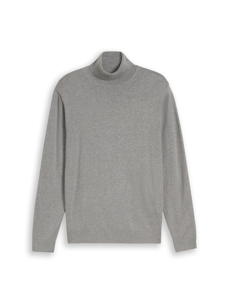 Rollkragenpullover aus Baumwolle