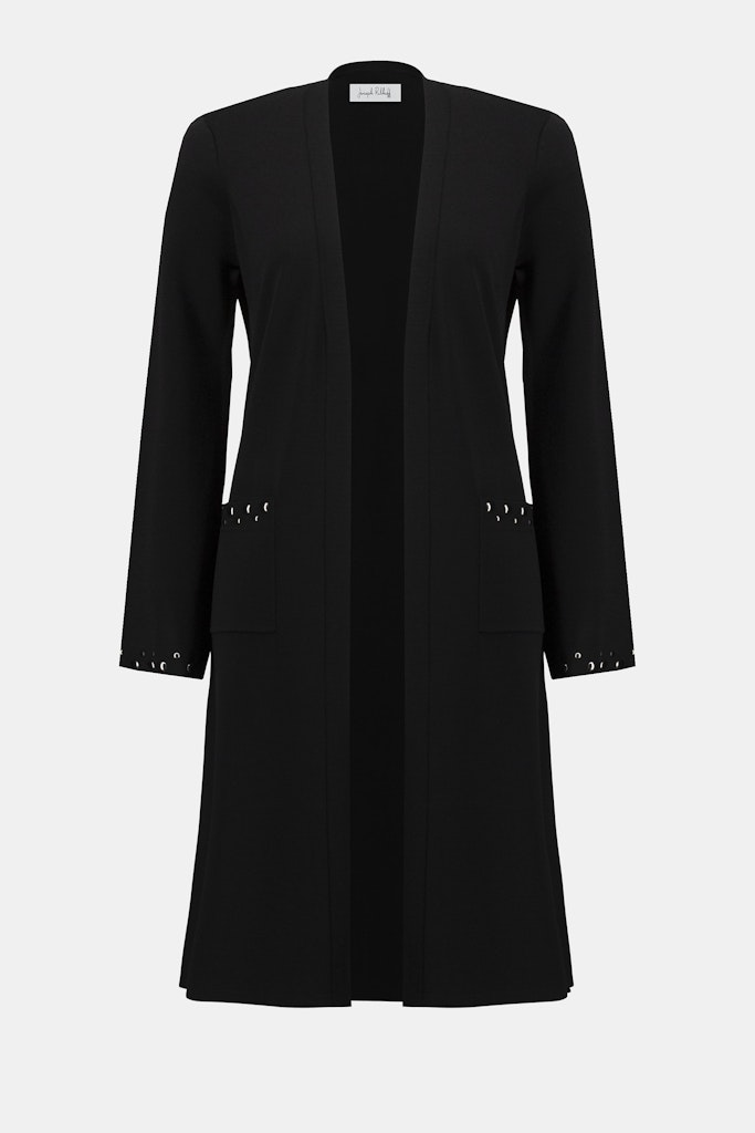 Strickjacke mit offener Silhouette