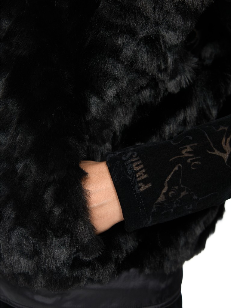 Kuschelige Fake-Fur-Weste