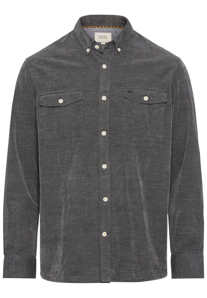 Langarm Hemd in Regular Fit aus Cord