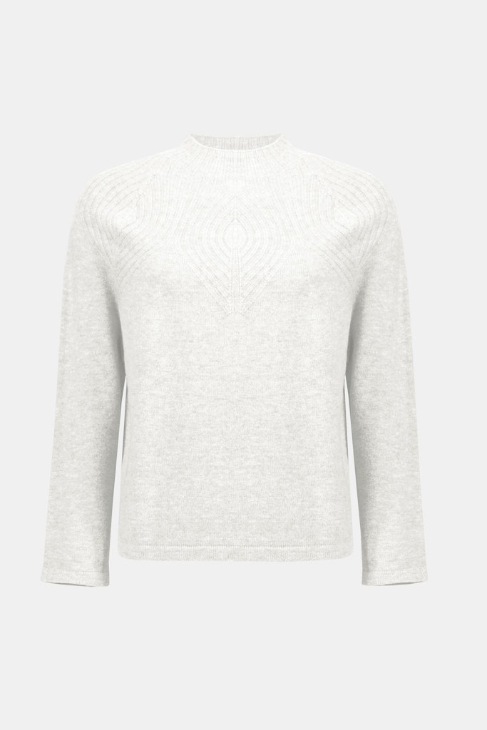 Pullover aus Wollmischung mit Ziernaht