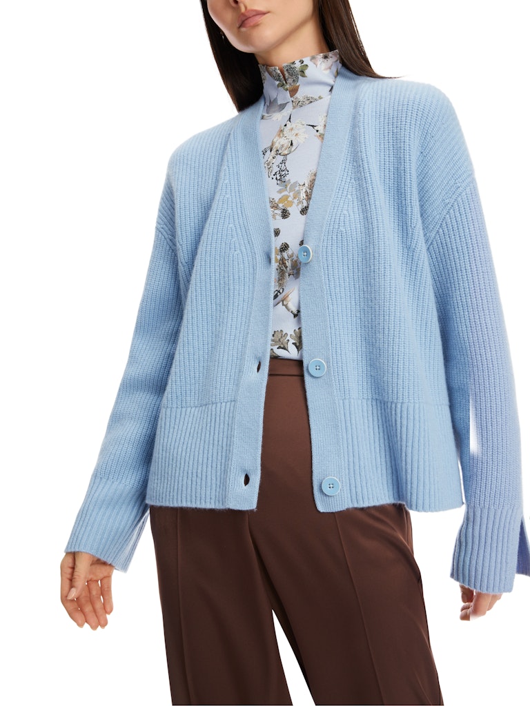 Cardigan mit Kaschmiranteil