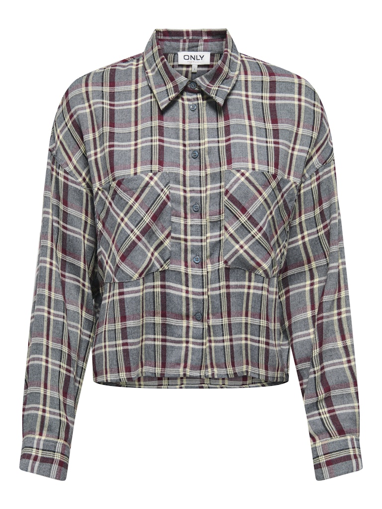 ONLRILEY LIFE LS SHORT CHECK SHIRT WVN