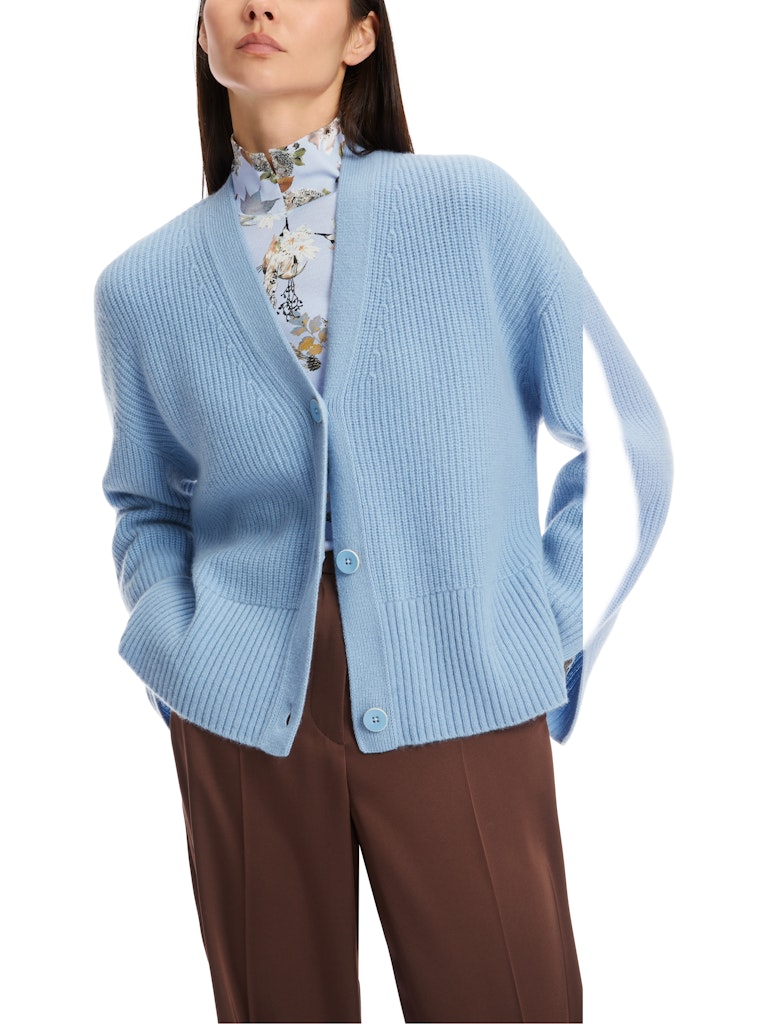 Cardigan mit Kaschmiranteil