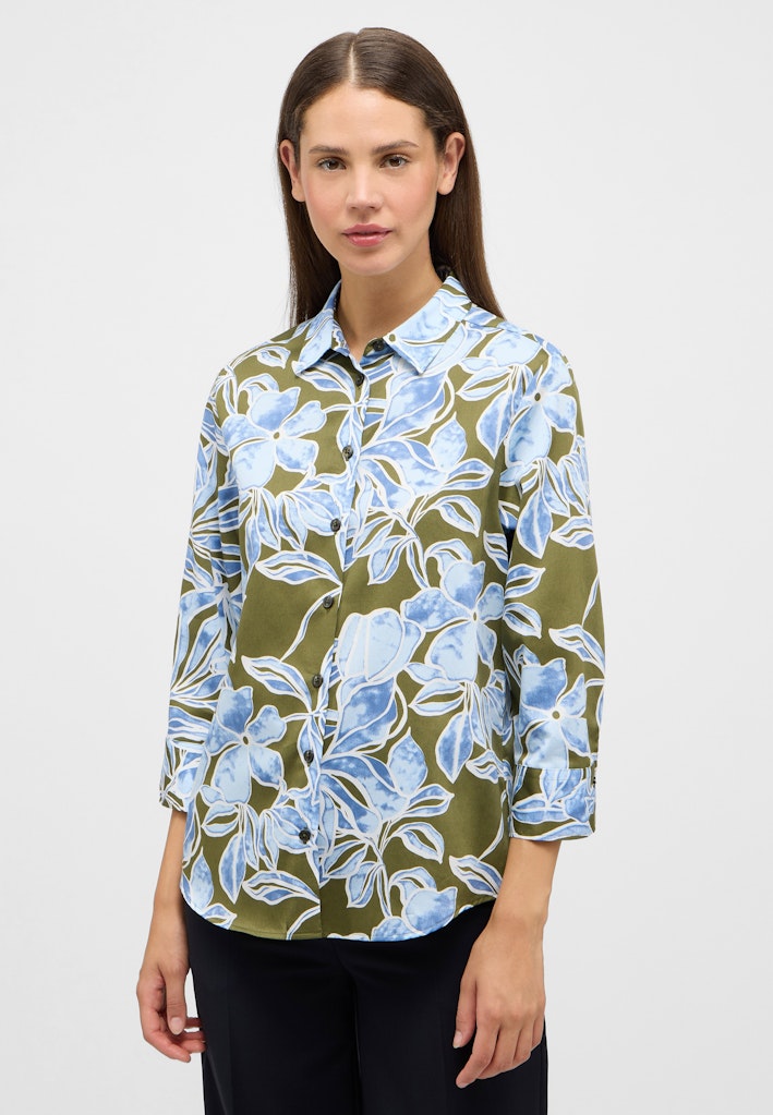 Bluse Satingewebe 3/4-Arm