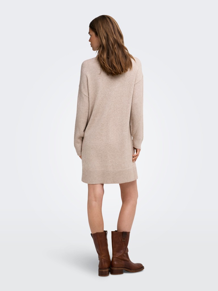 ONLPRINCESS LS HIGHNECK DRESS KNT