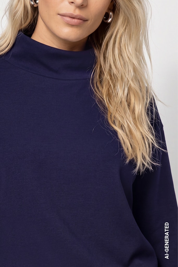 Sweatshirt mit Streifen