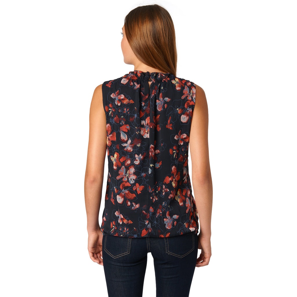 Damen Stoffhose  flared mit Gürtel