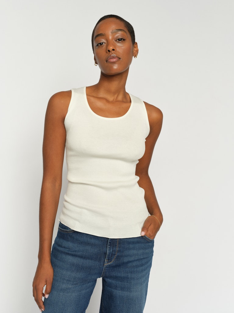 MMElaine Seamless Silk Tank Top