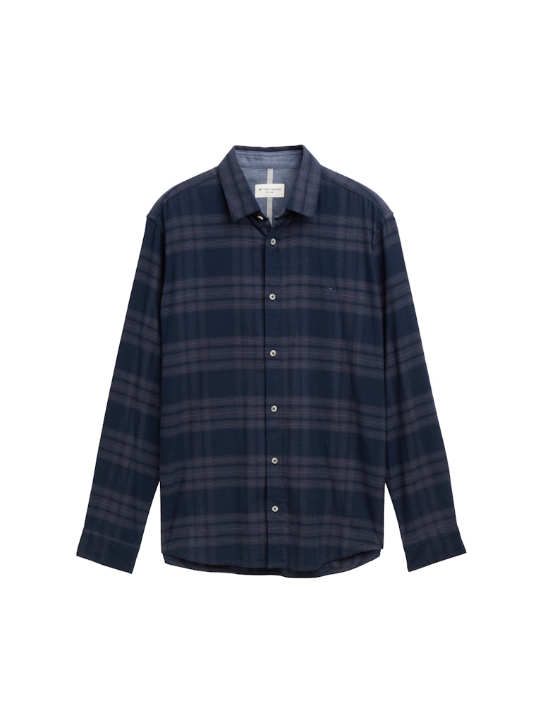 Regular Fit Hemd mit Logo-Stickerei