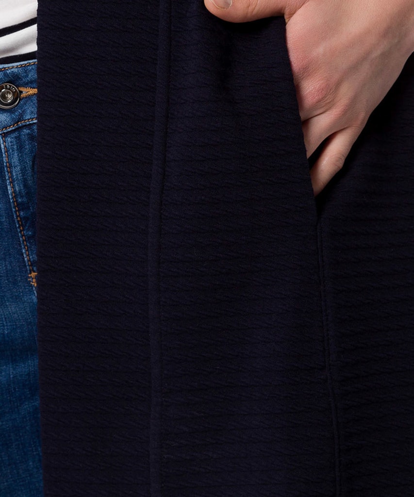 Strickjacke Damen  mit Rüschen