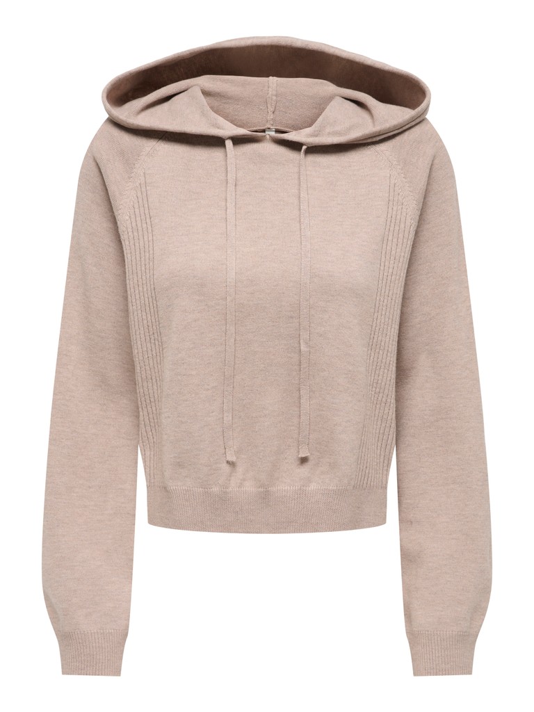 ONLGIGI LS SHORT HOODIE CC KNT