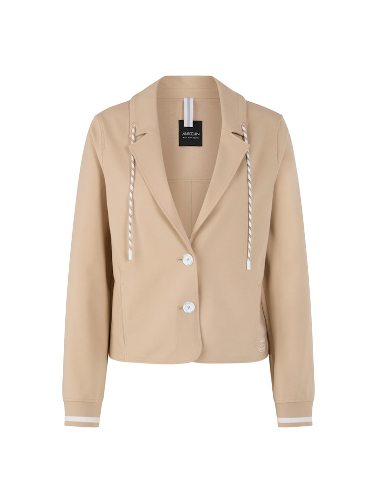 Sportiver Blazer mit Ringeldetails