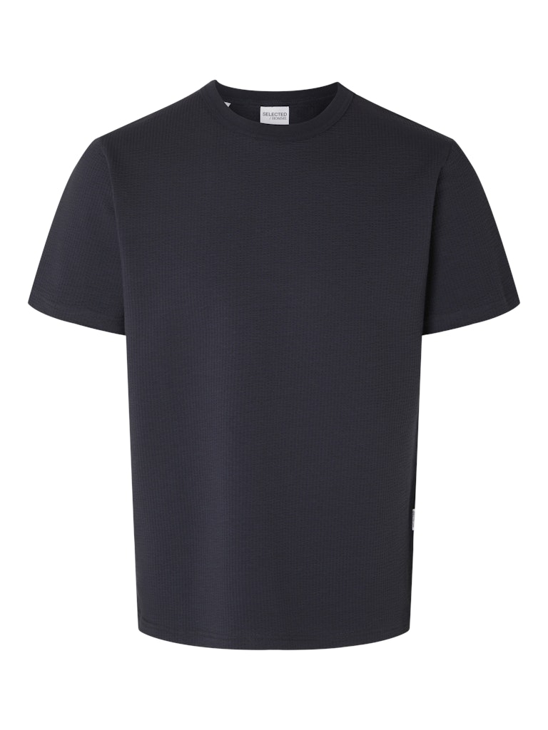 SLMSANDER SEERSUCKER SS O-NECK TEE