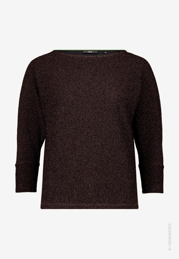 Damen Shirt 3/4 Arm mit Glitzer
