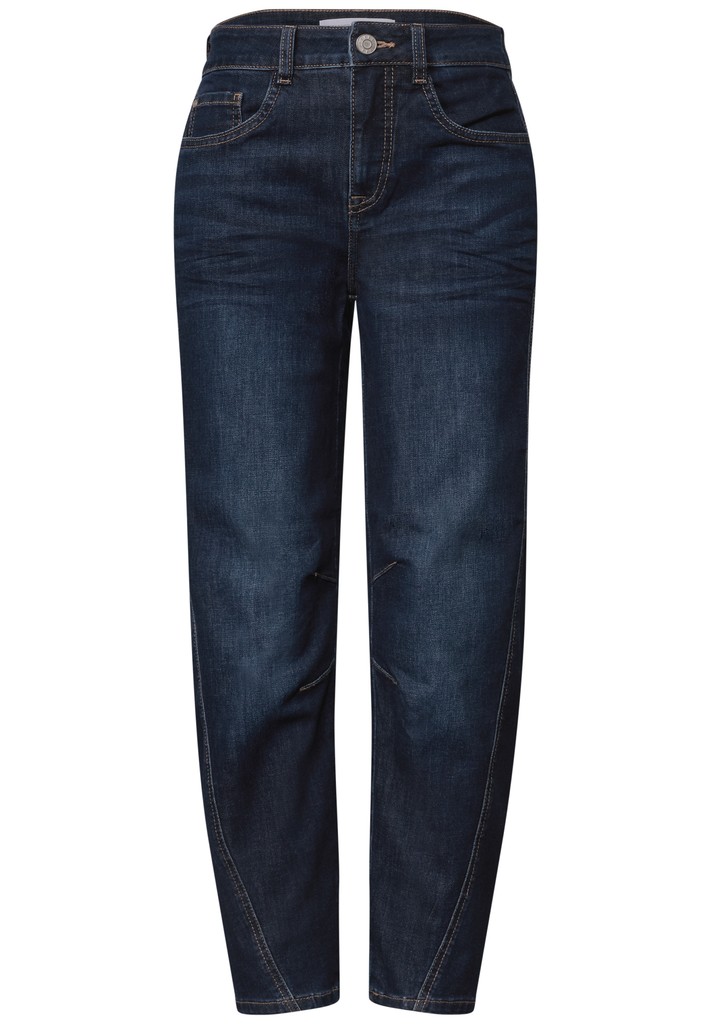 High Waist Barrel Leg Jeans im Loose Fit