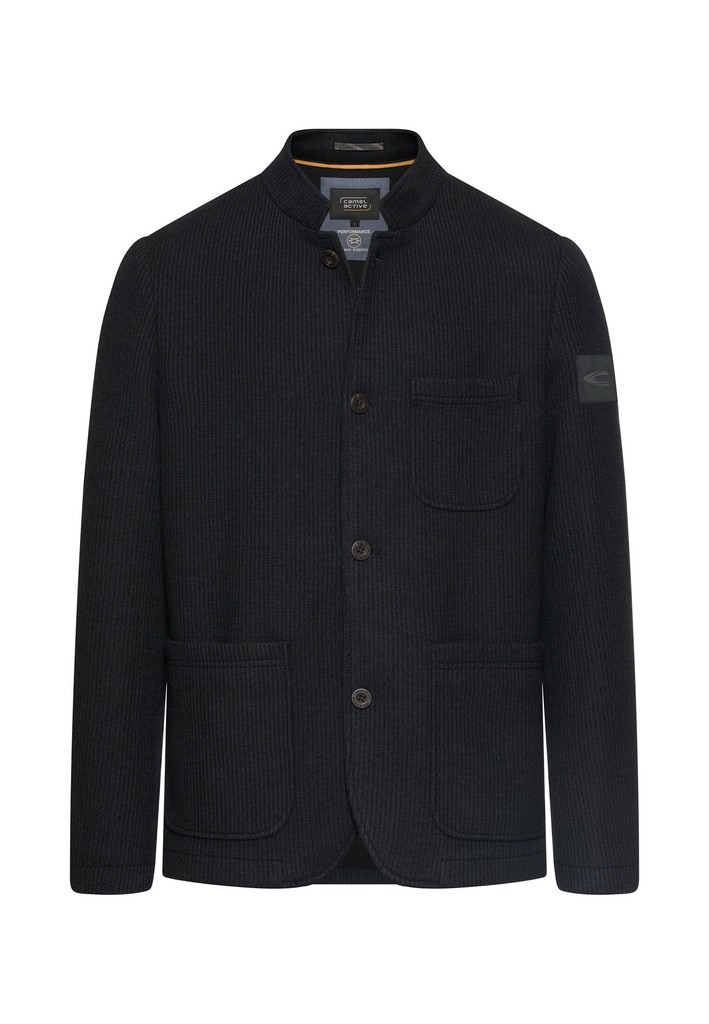 Indoor Blazer mit Stehkragen