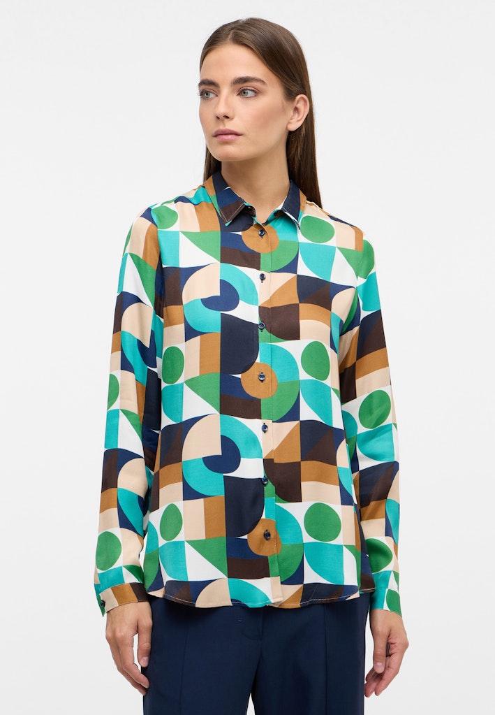 Bluse Viskose Langarm Bluse Viskose Langarm