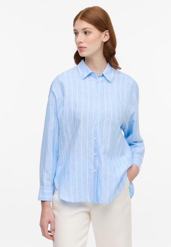 Linen Shirt Bluse Leinen Langarm