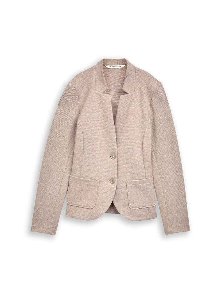 Blazer mit Ottoman Struktur