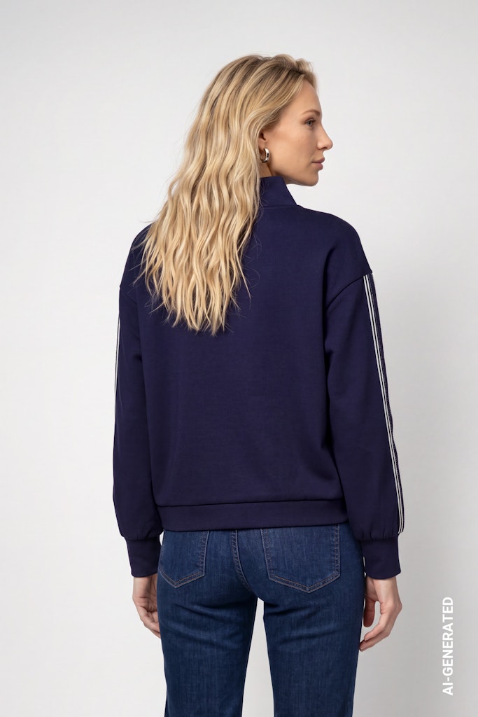Sweatshirt mit Streifen