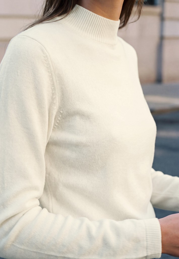 Langarm Pullover mit Turtle Neck