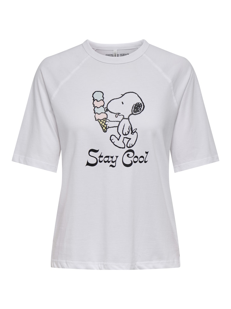 ONLPEANUTS LIFE S/S SUMMER SPORT TOP JRS