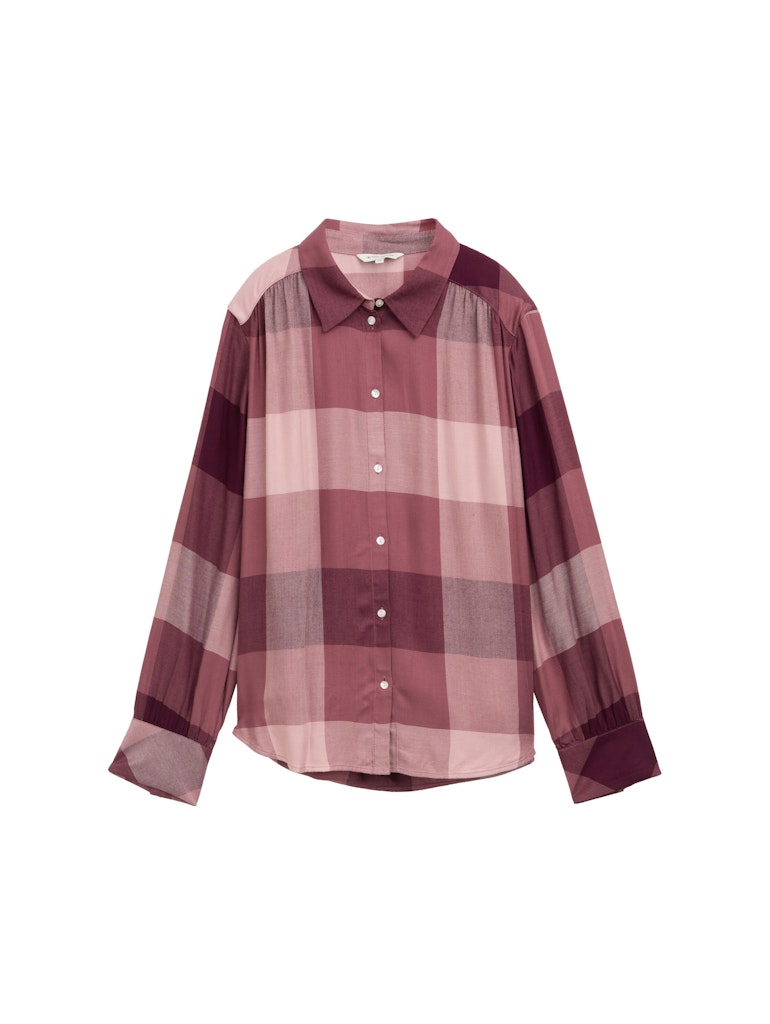 Hemdbluse mit Karomuster Hemdbluse mit Karomuster
