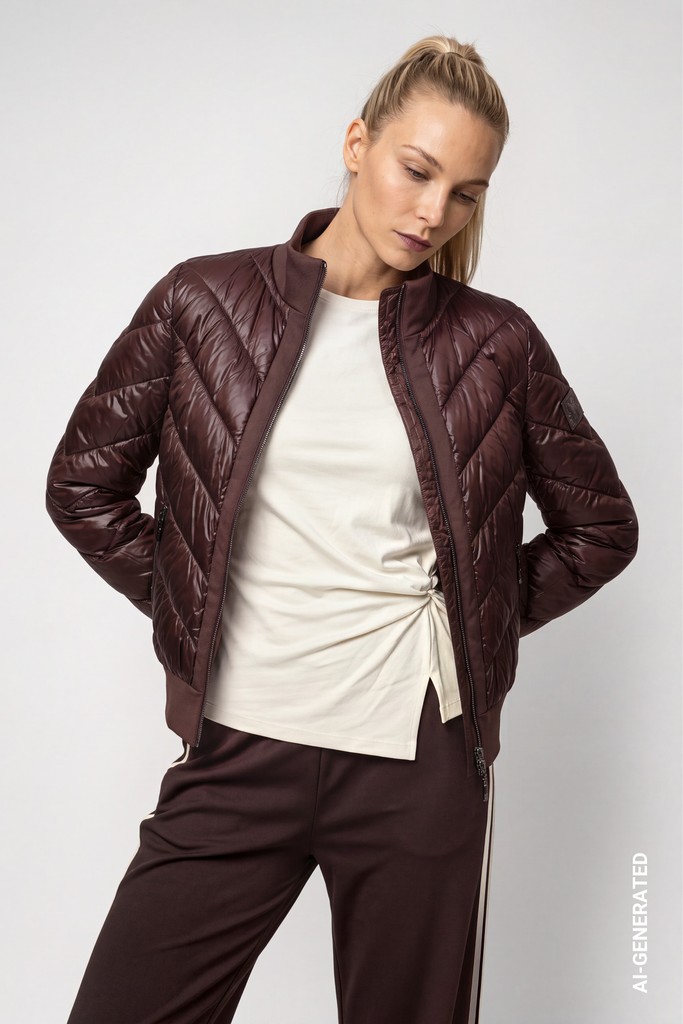 Jacke mit Neopren