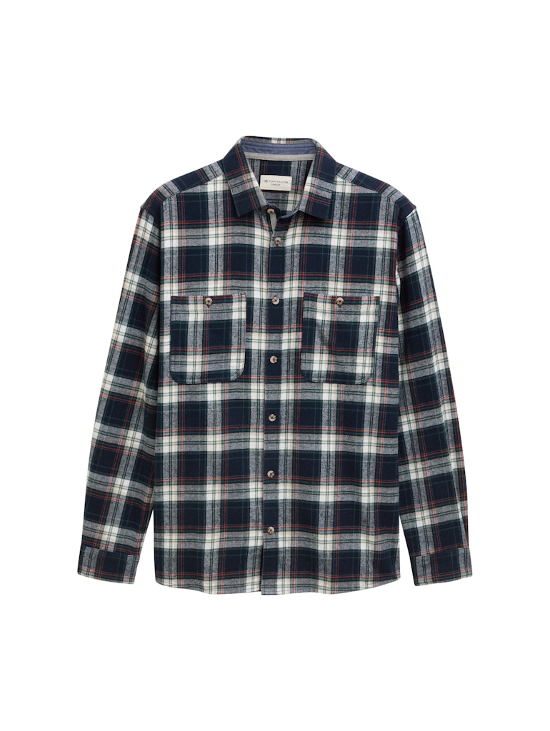 Comfort Fit Flanell-Hemd mit Karomuster