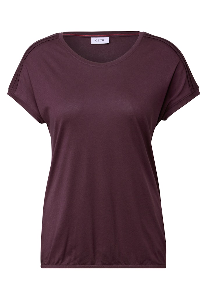 Shirt in Unifarbe