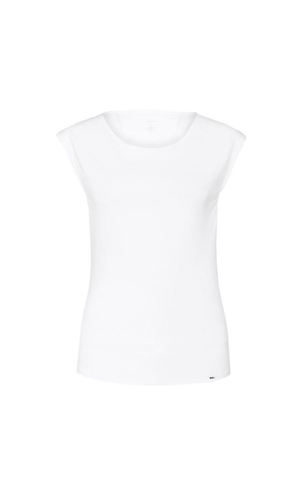 Basic-Shirt mit weitem Ausschnitt Basic-Shirt mit weitem Ausschnitt