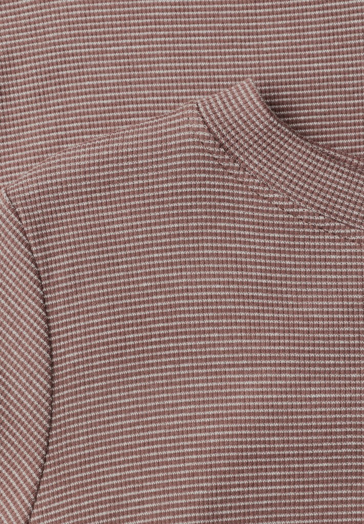 Langarm Shirt mit schmalem Streifenmuster