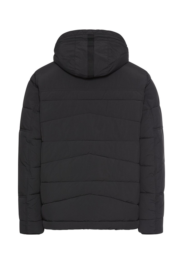 Steppjacke mit abnehmbarer Kapuze