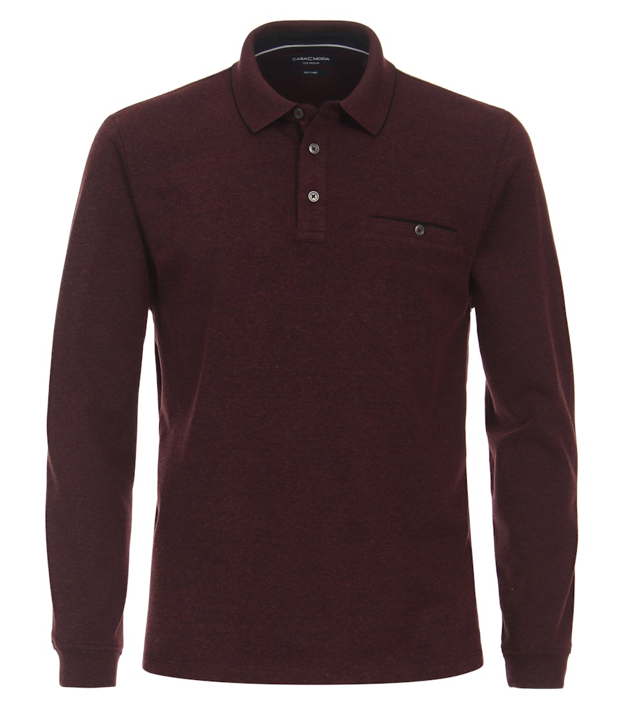 Polo-Shirt Langarm gestreift