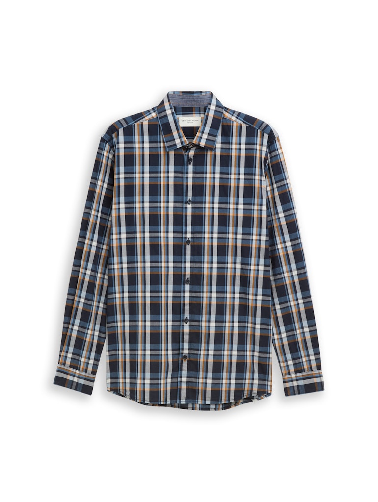 Regular Fit Hemd mit Karomuster