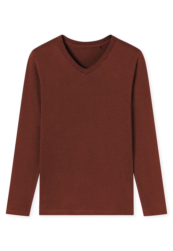 Langarmshirt V-Ausschnitt