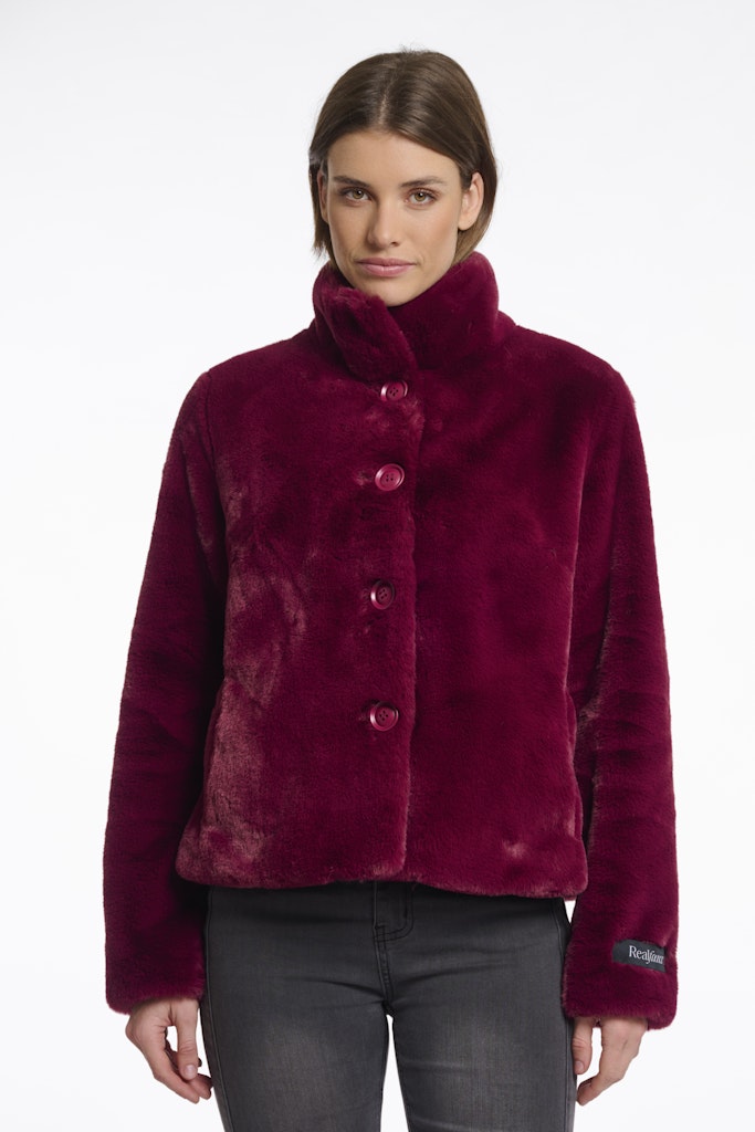 Fake fur Jacke