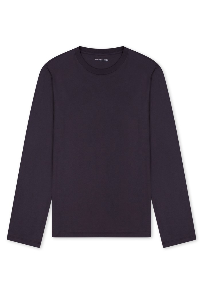 Langarmshirt Rundhals