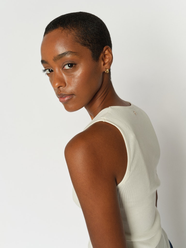 MMElaine Seamless Silk Tank Top