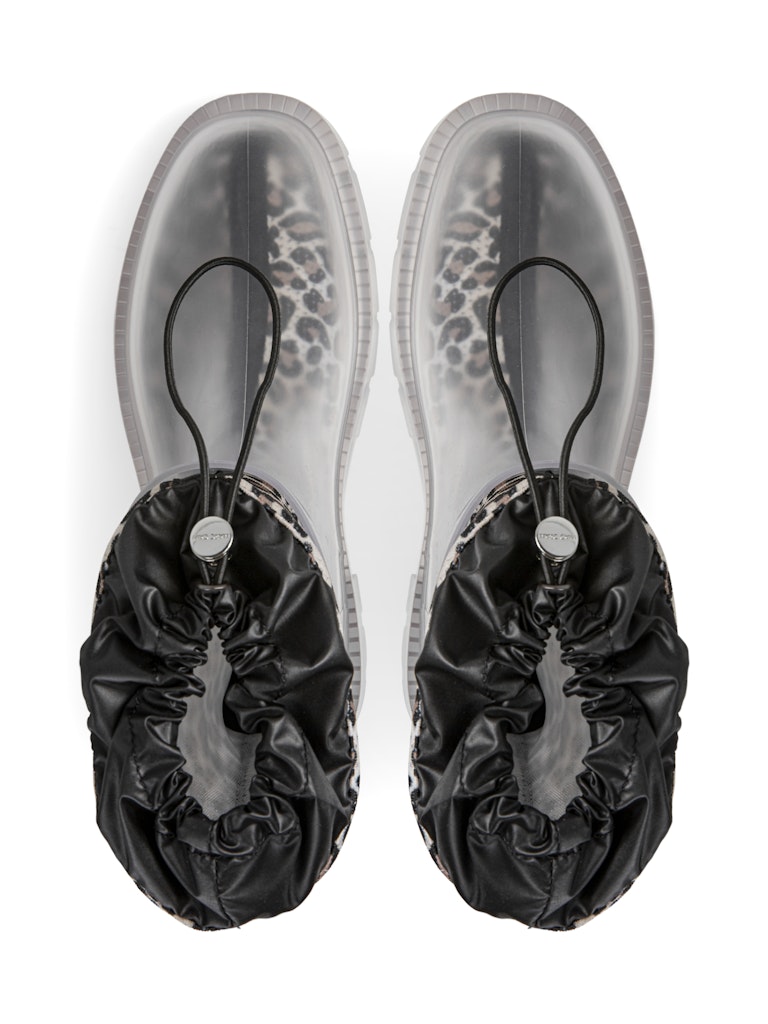 Transparenter Bootie mit Innenschuh