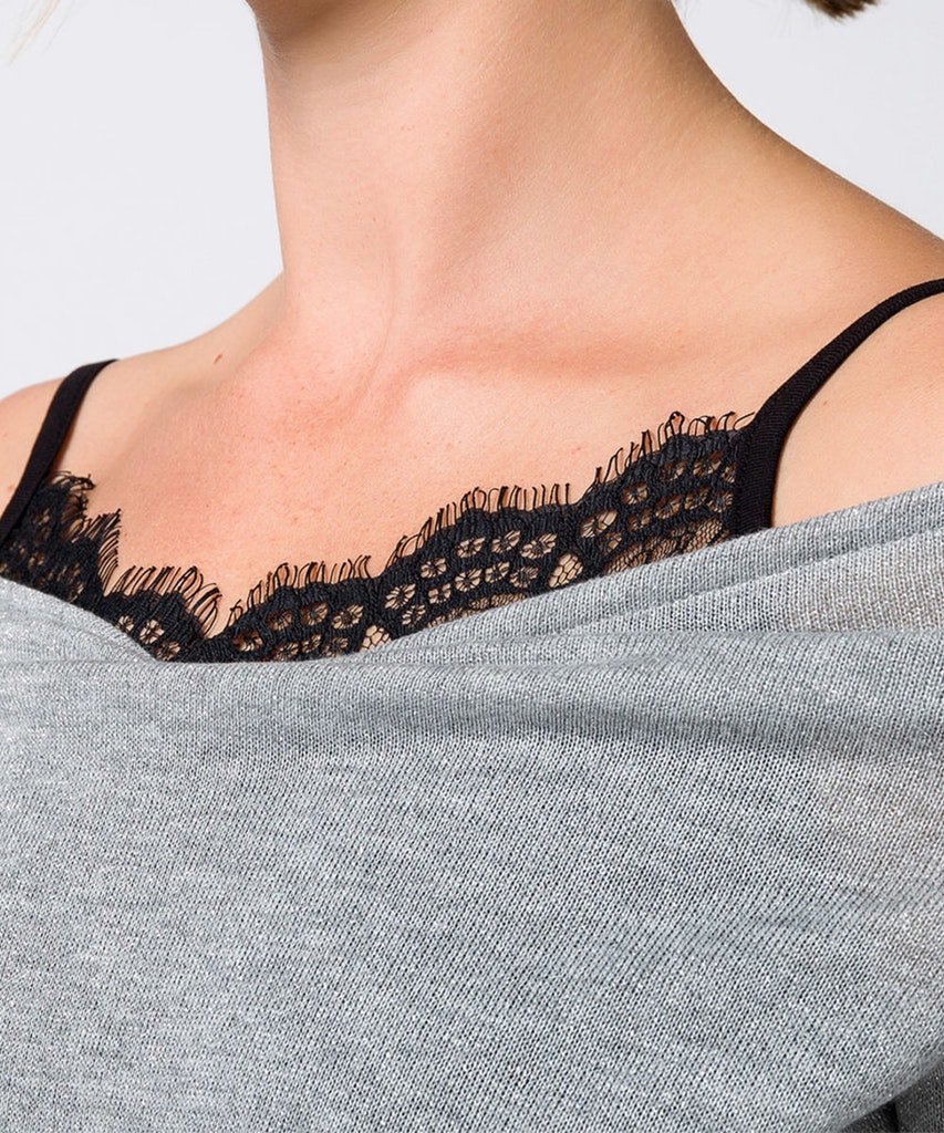 Damen Midirock  mit Pailletten