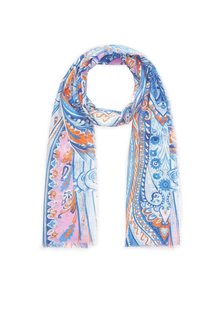 Schal aus Baumwolle  mit Paisley-Muster