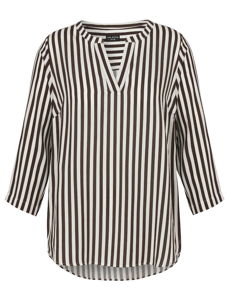 Tunika V-Ausschnitt 3/4 Arm Druck