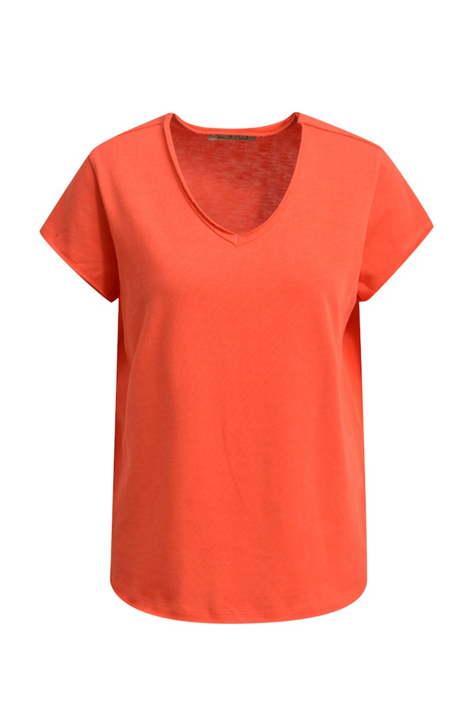Basic Sweat Vn Short Sleeve