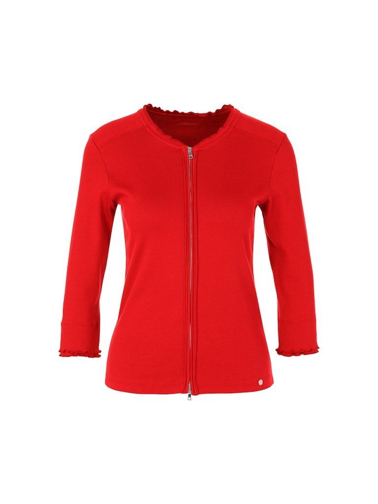 Uni Jacke in Cotton-Ripp