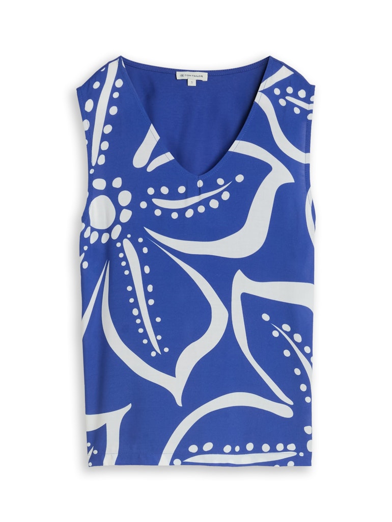 Top mit Blumenmuster