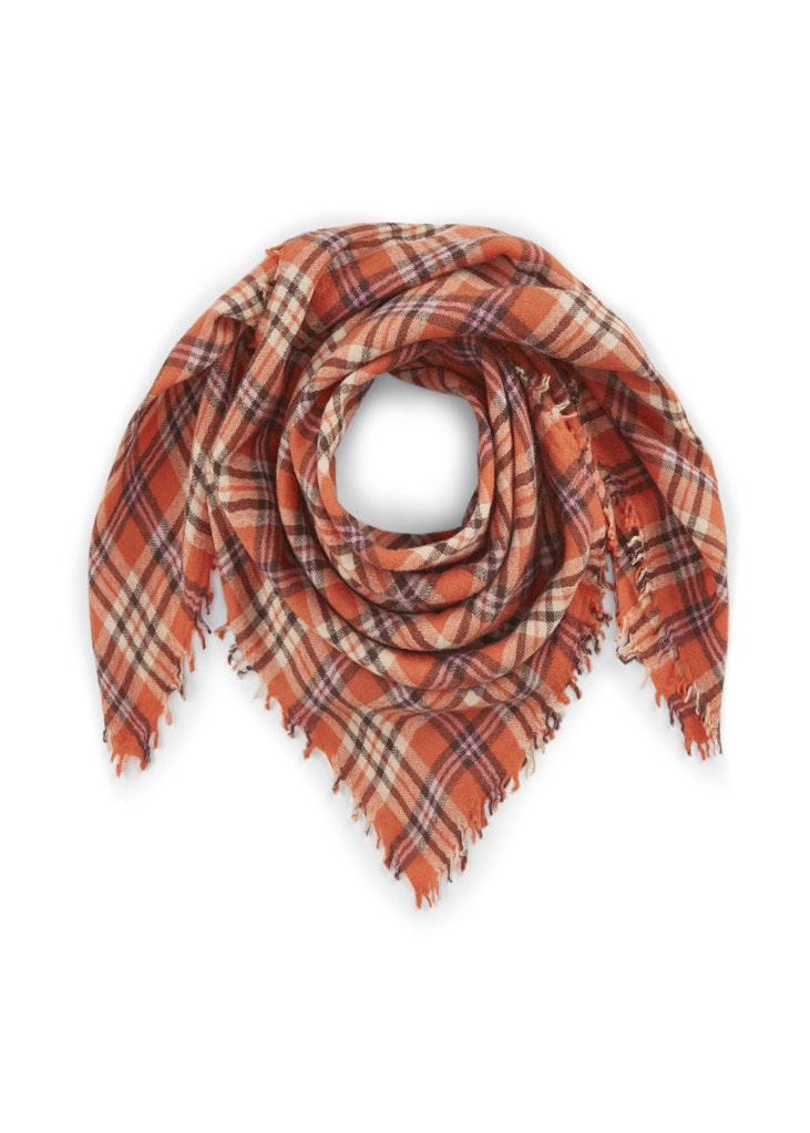 Tuch aus hochwertiger Wolle mit Karomuster Tuch aus hochwertiger Wolle mit Karomuster