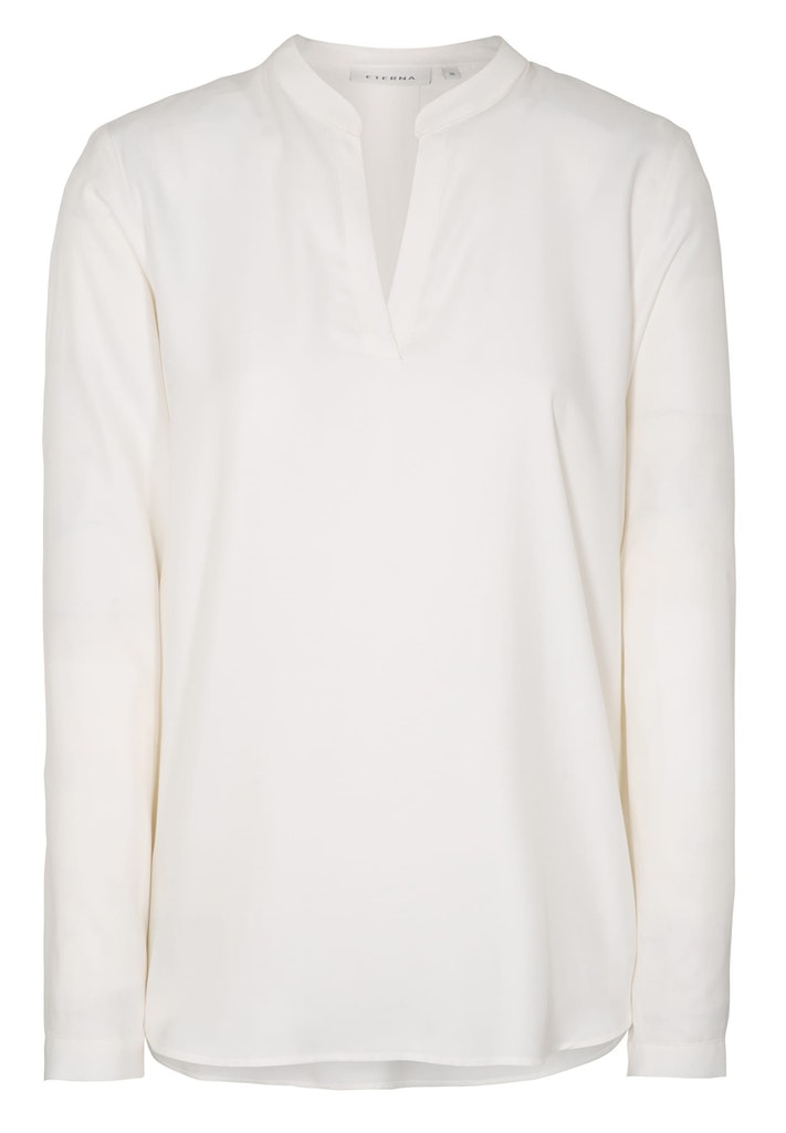 ETERNA LANGARM BLUSE MODERN CLASSIC TWILL