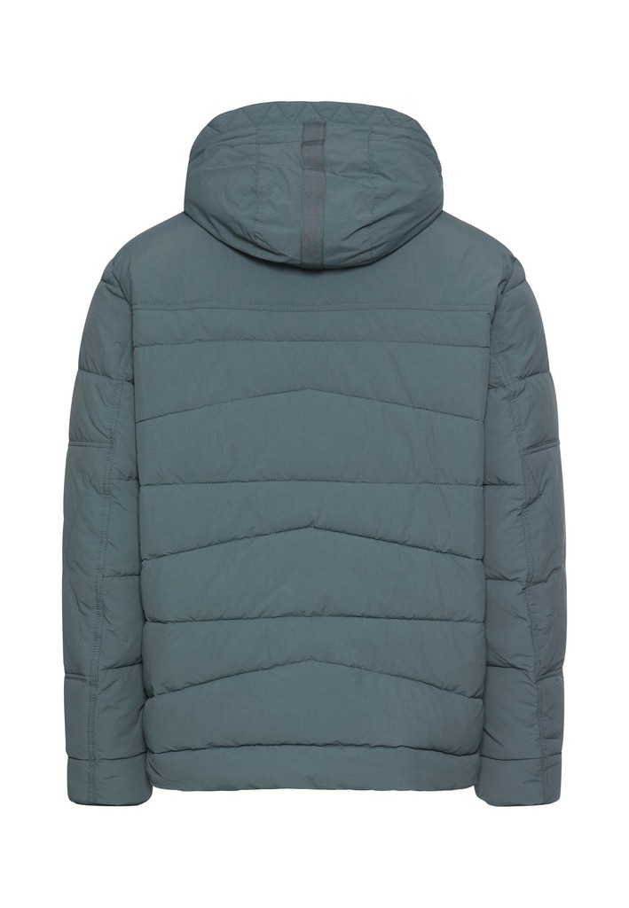 Steppjacke mit abnehmbarer Kapuze